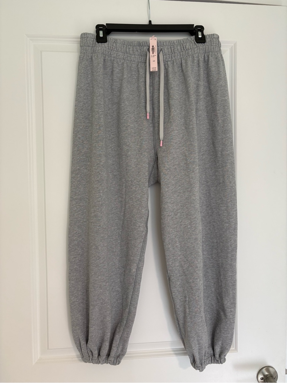 NWT Victoria’s Secret Angel Rhinestone Wing Gray Joggers M